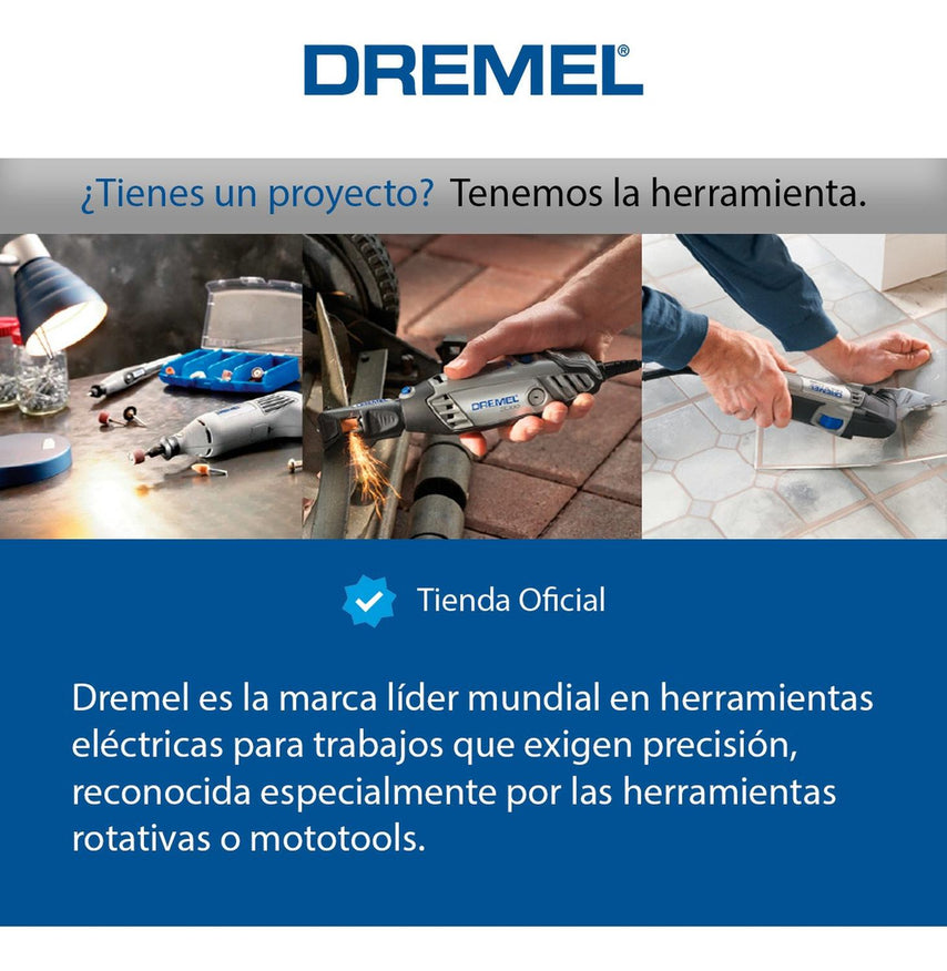 Mototool Inalámbrico Dremel 7350 4v 12000 Rpm + 5 AccesoriosF0137350LA - DRE