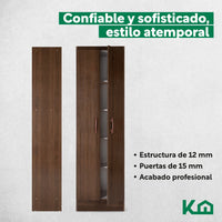 Thumbnail for Mueble Armario Closet Multiuso 2 Puertas + Estantes Mdp Casa