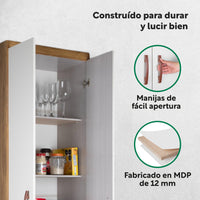 Thumbnail for Mueble Armario Closet Multiuso 2 Puertas + Estantes Mdp Casa