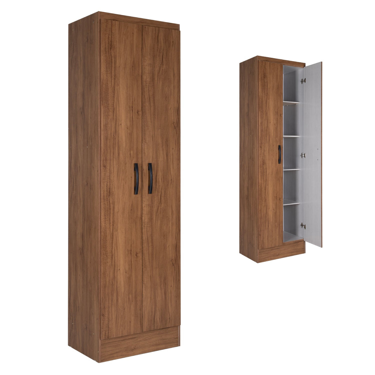 Mueble Armario Closet Multiuso 2 Puertas + Estantes Mdp Casa