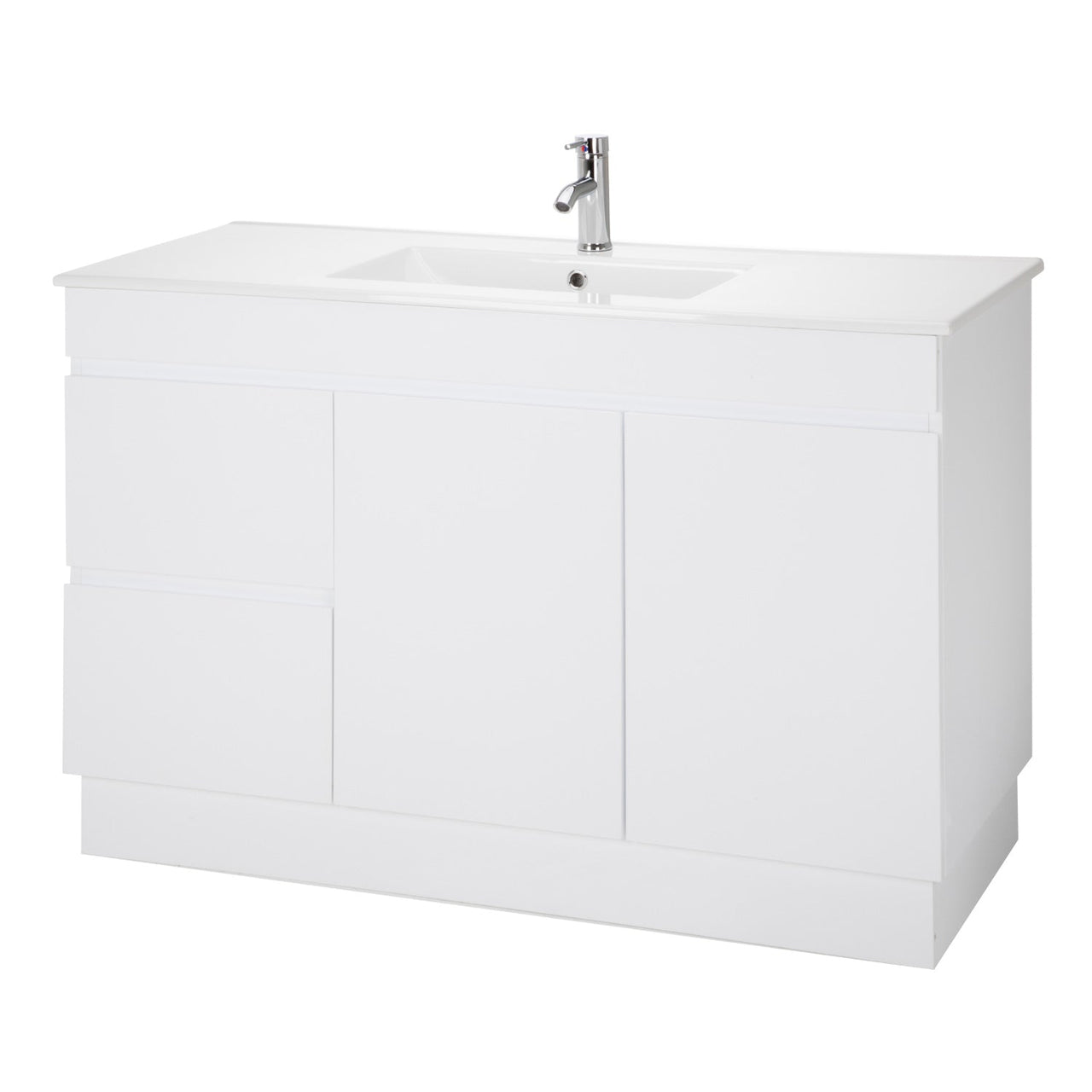 Mueble Gabinete Para Baño Lavamanos Lavabo 2 Cajones Estante