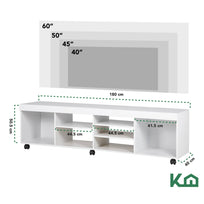 Mueble Modular de TV con 7 Repisas 51 x 180 x 40 cm300197 - SZ