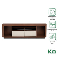 Mueble Para Tv Pantalla Mesa Modular 180 Cm Repisas y Puerta300345