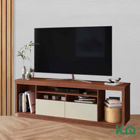 Mueble Para Tv Pantalla Mesa Modular 180 Cm Repisas y Puerta300345