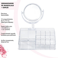 Organizador De Labiales Organizador De Acrilico Con EspejoBSOMES110001