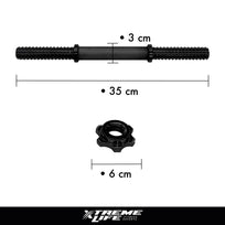 Par De Mancuernas Cromadas Ajustables Para Entrenamiento GymDPMCMN000001