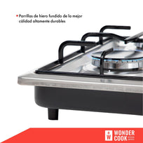 Parrilla Gas Aluminio 5 Quemadores Hierro 127v EmpotrableHJPGGH220000