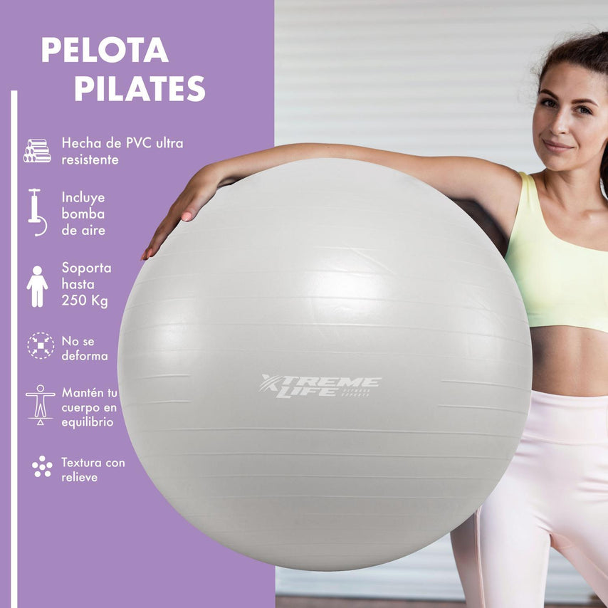 Pelota Pilates Yoga 75cm Gym Profesional Hasta 300 KilosDPPYPY190001