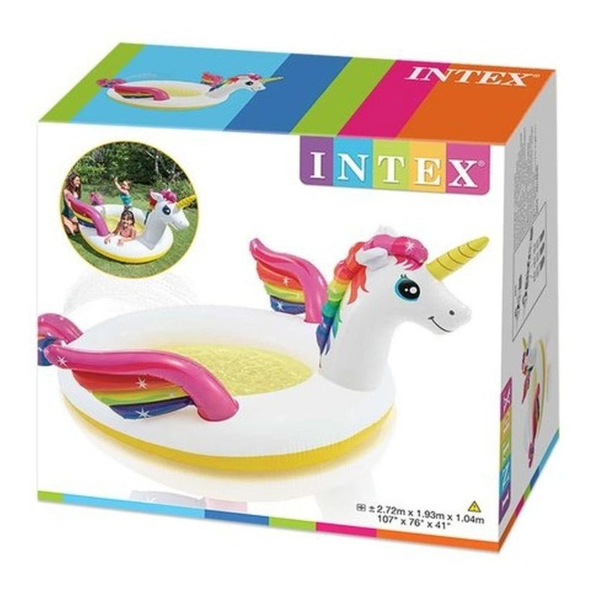 Piscina Inflable De Unicornio Redonda Niños 2.72 metros Intex57441NP-INTEX