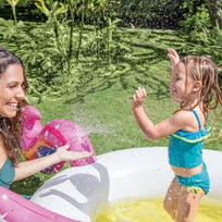 Piscina Inflable De Unicornio Redonda Niños 2.72 metros Intex57441NP-INTEX