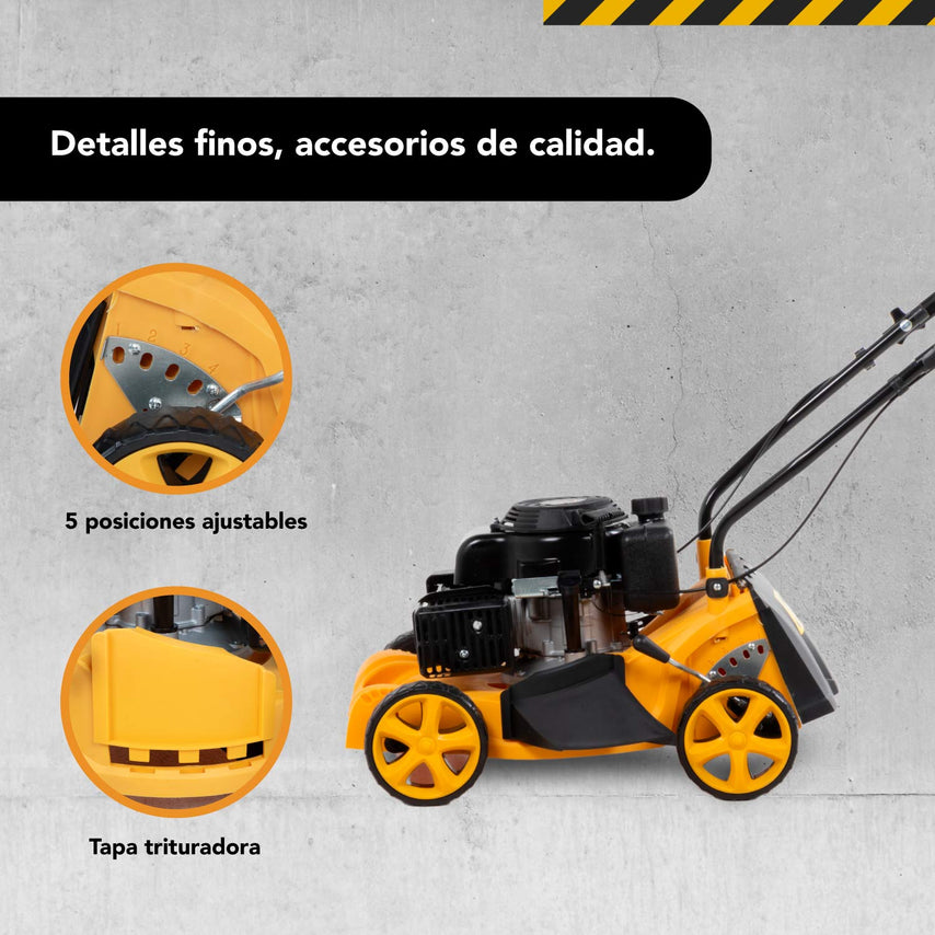 Podadora De Cesped A Gasolina 5hp 139cc Cte 18 5 PosicionesKINGSPODA18