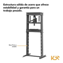 Prensa Hidraulica 12 Toneladas Acero Reforzado Uso RudoKMPR12T