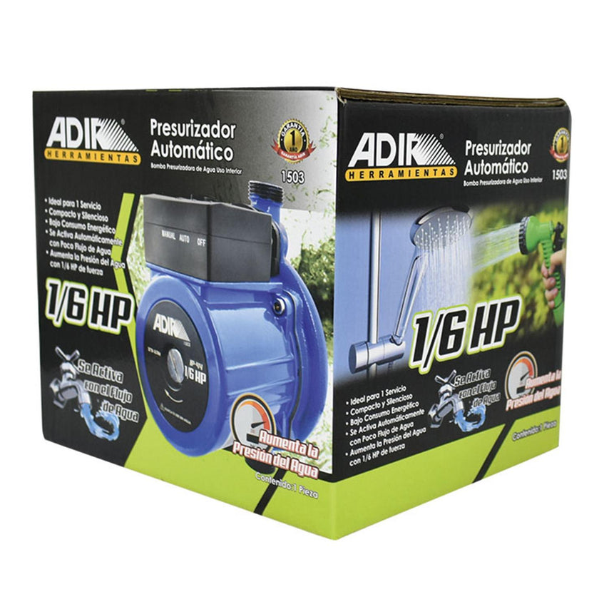 Presurizador Automatico 1/6 Hp 140 W 127v 1503 Adir1503-ADIR