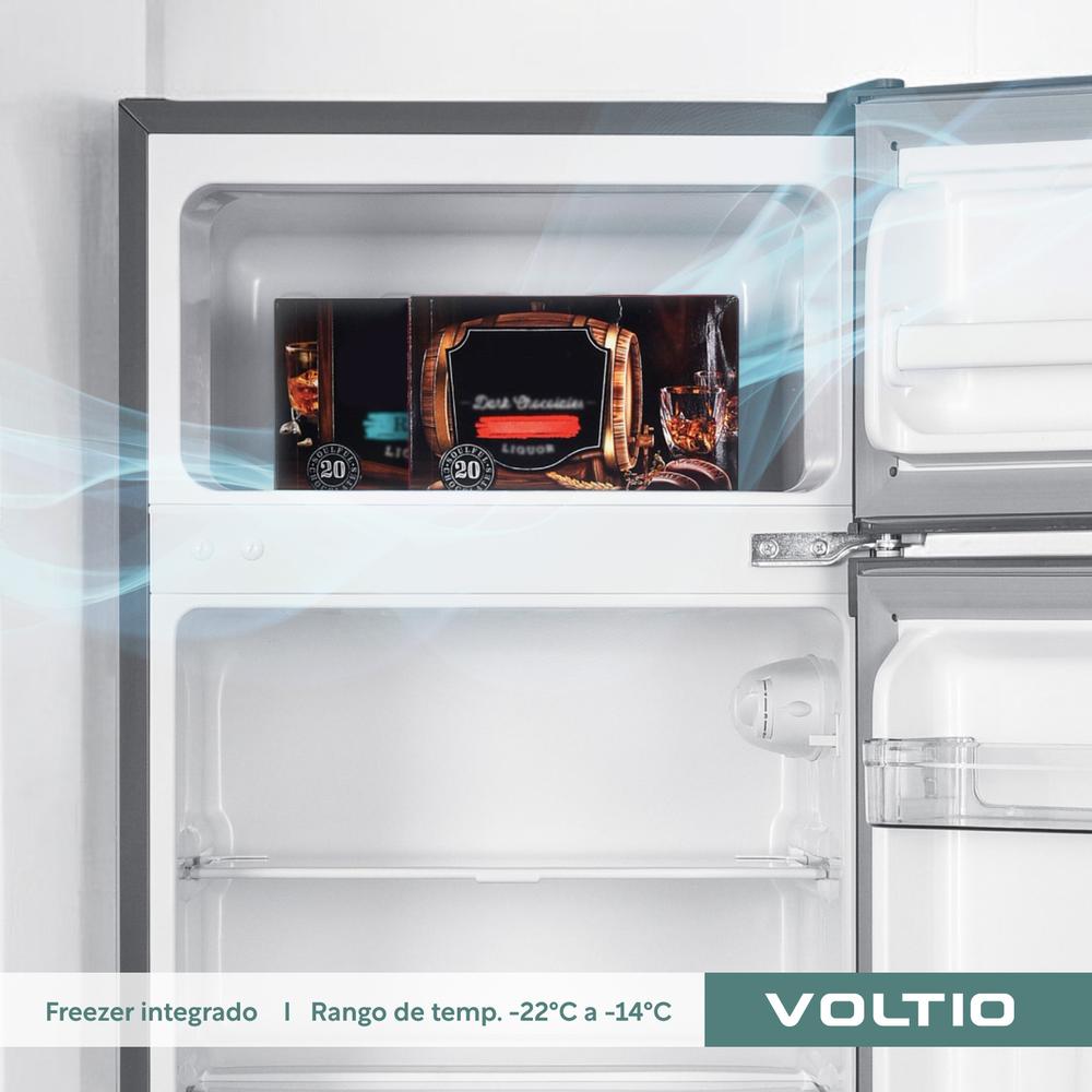 Refrigerador 3 Pies/85 Litros LED Con Freezer 2 Puertas 115V