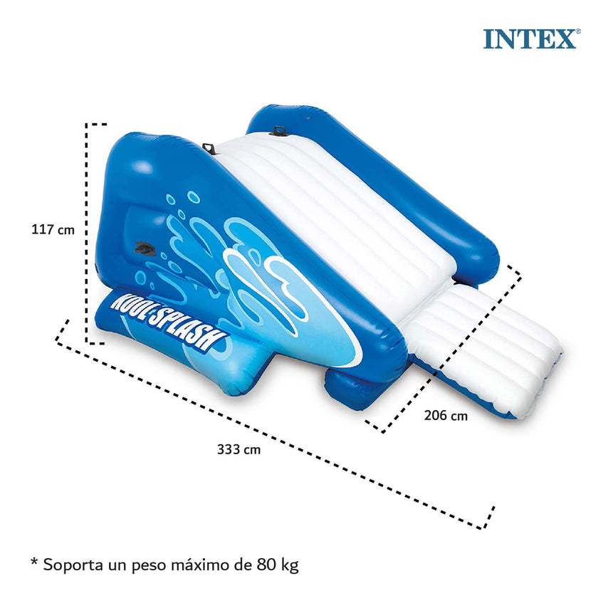 Resbaladilla Tobogán Inflable Con Chorro Para Albercas Intex58849NP-INTEX