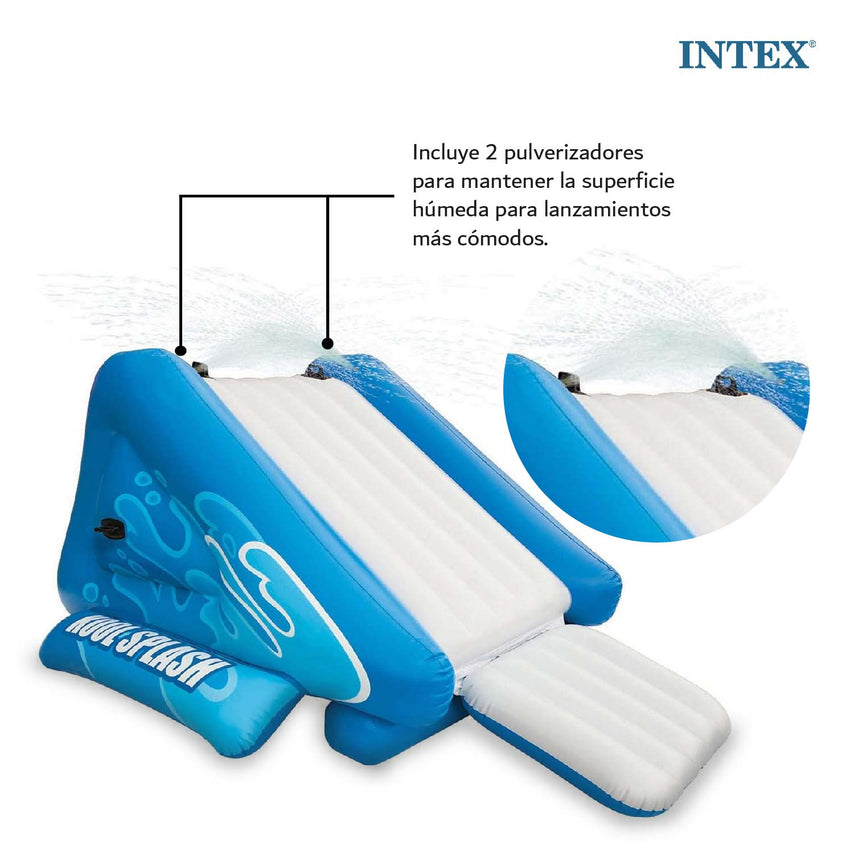 Resbaladilla Tobogán Inflable Con Chorro Para Albercas Intex58849NP-INTEX