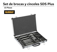 Thumbnail for Set De 15 Brocas Cinceles Sds Plus Portafolio Dwa0870 Dewalt