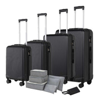 Set De 4 Maletas Para Viaje Con Ruedas Rigidas Alta CalidadSKYTRAV40