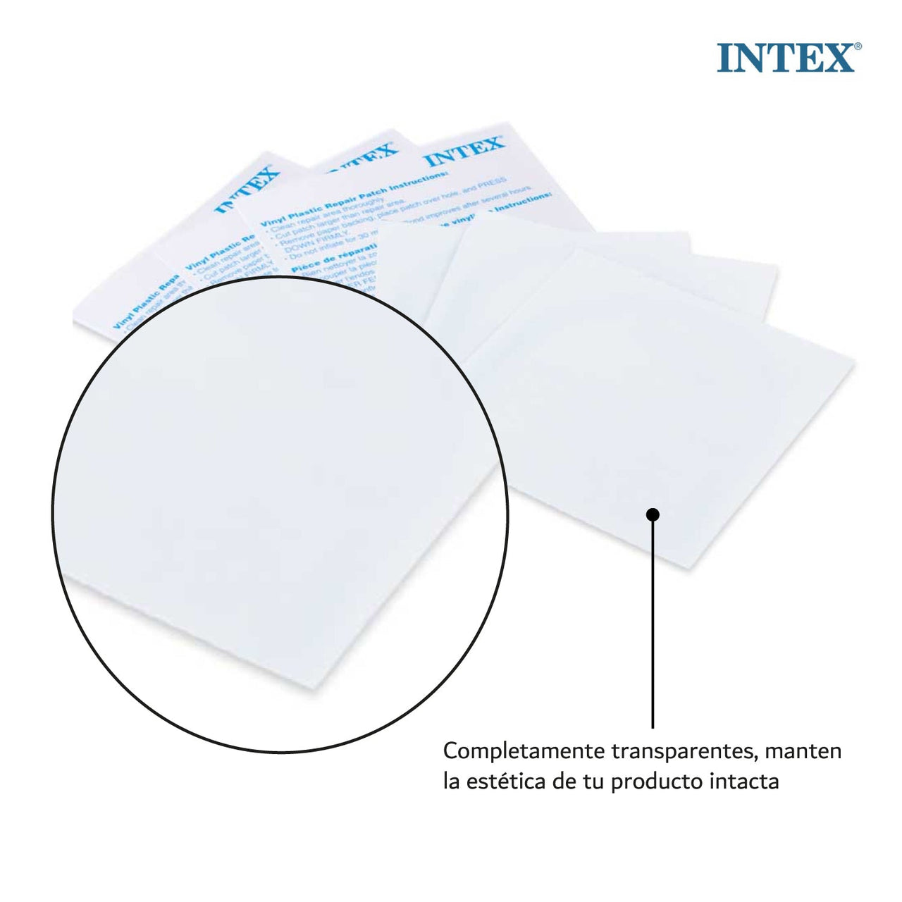 Set De Reparación Parches Adhesivos Para Inflable Intex