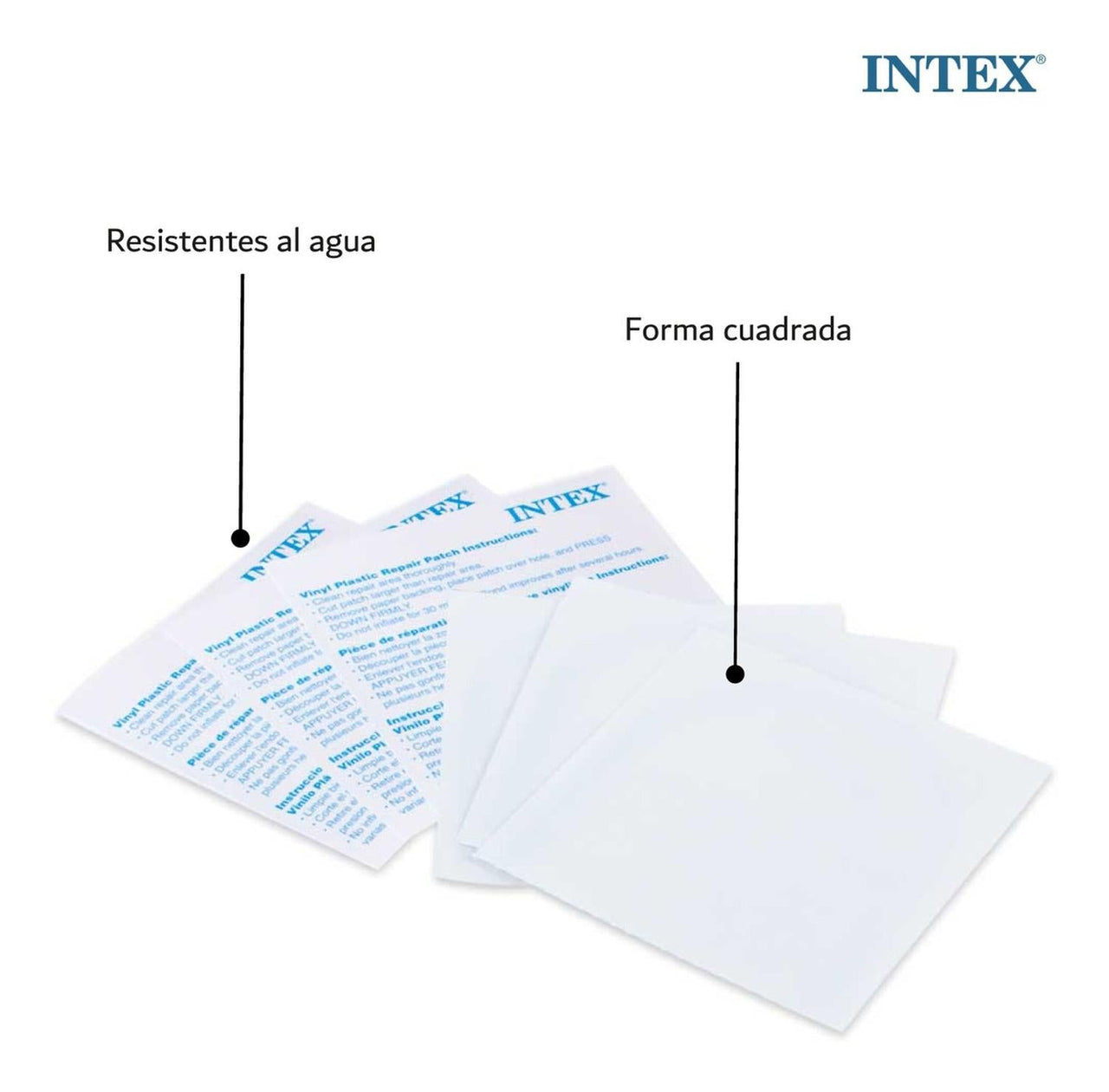 Set De Reparación Parches Adhesivos Para Inflable Intex