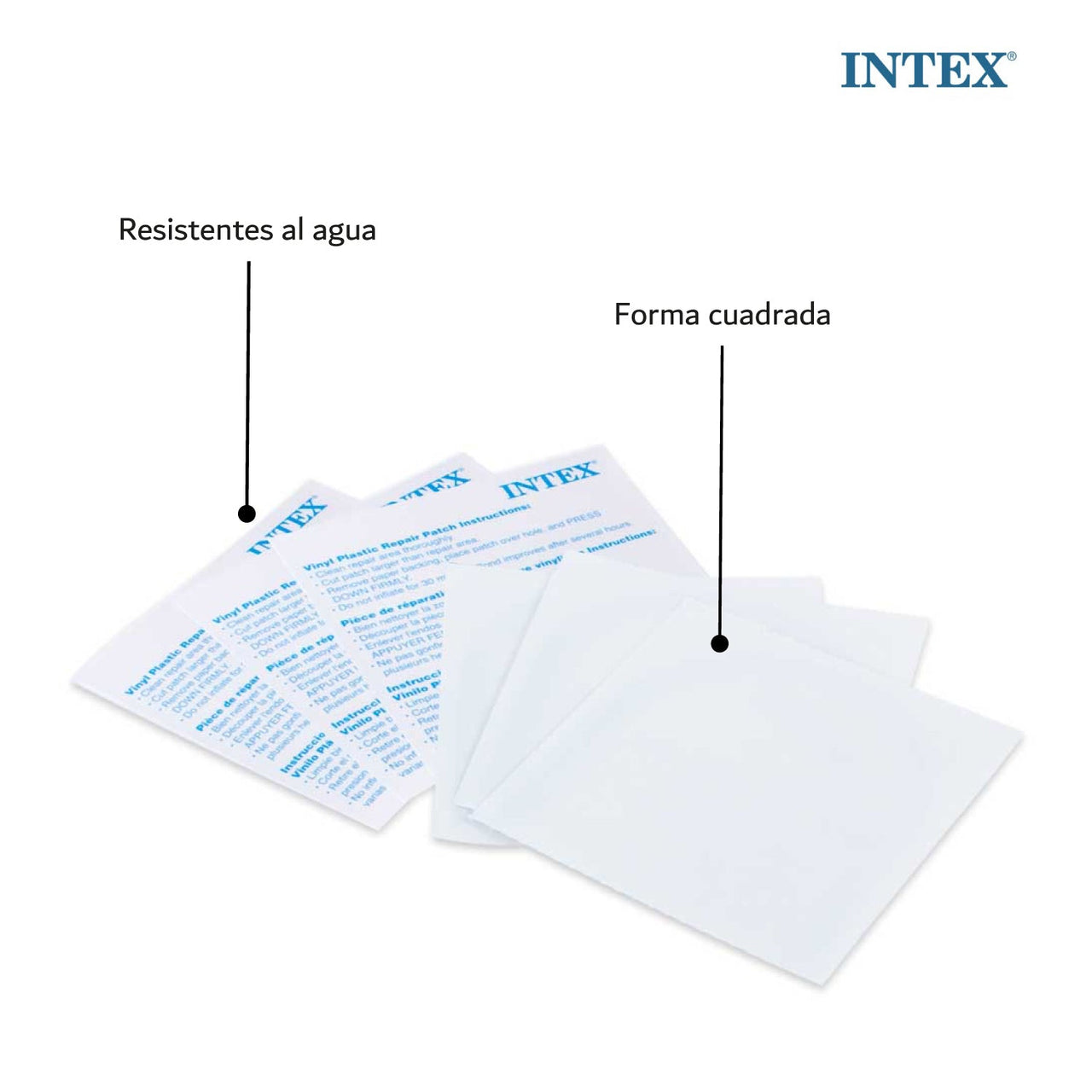 Set De Reparación Parches Adhesivos Para Inflable Intex