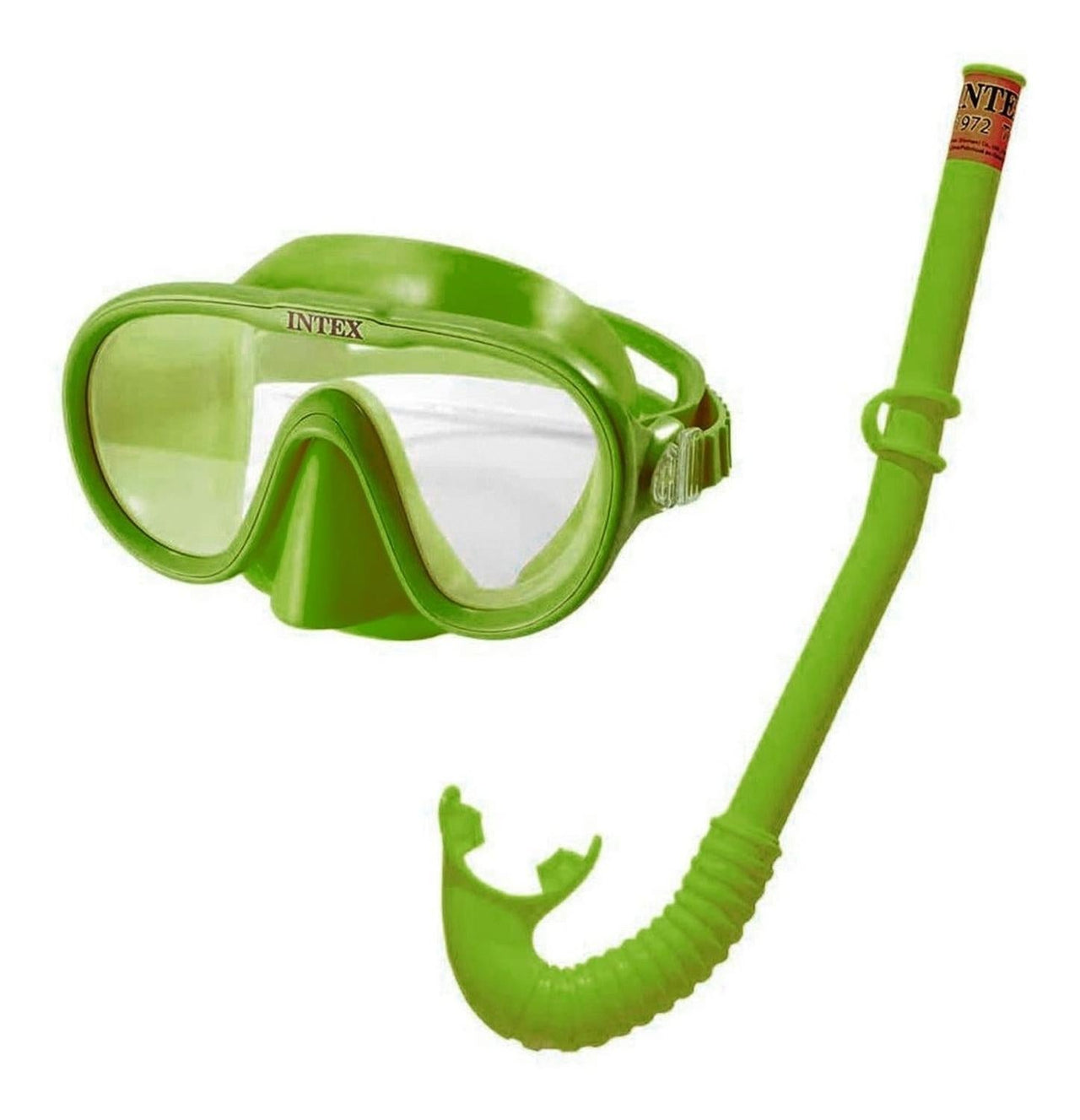 Set Snorkel Tubo Mascara Aletas Buceo Piscina Alberca Intex