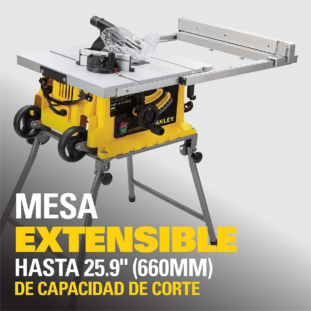 Sierra Banco 10  Stanley Sst1801 Herramienta + Acc Seguridad