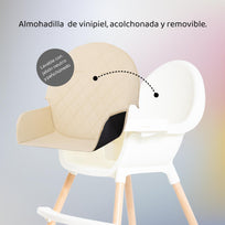 Silla Alta Bebe Para Comer Altura Ajustable Y Charola 4 En 1BAMBYHSEAT003B