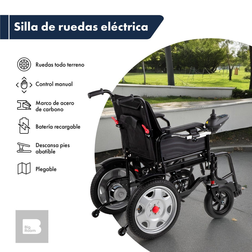 Silla De Ruedas Plegable Eléctrica Todoterreno Portatil LujoSKYSRO2540