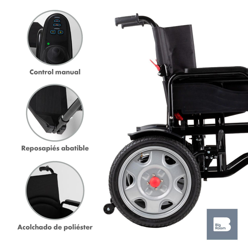 Silla De Ruedas Plegable Eléctrica Todoterreno Portatil LujoSKYSRO2540