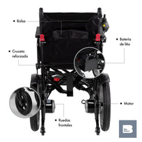 Silla De Ruedas Plegable Eléctrica Todoterreno Portatil LujoSKYSRO2540