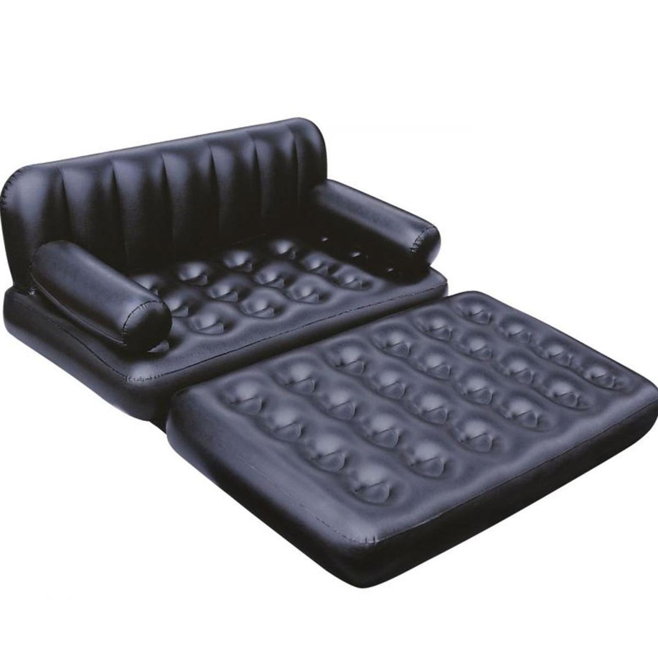 Sillón Cama Inflable Posiciones 5 en 1 Color Negro 188 x 152 x 64 cm 75055 Bestway