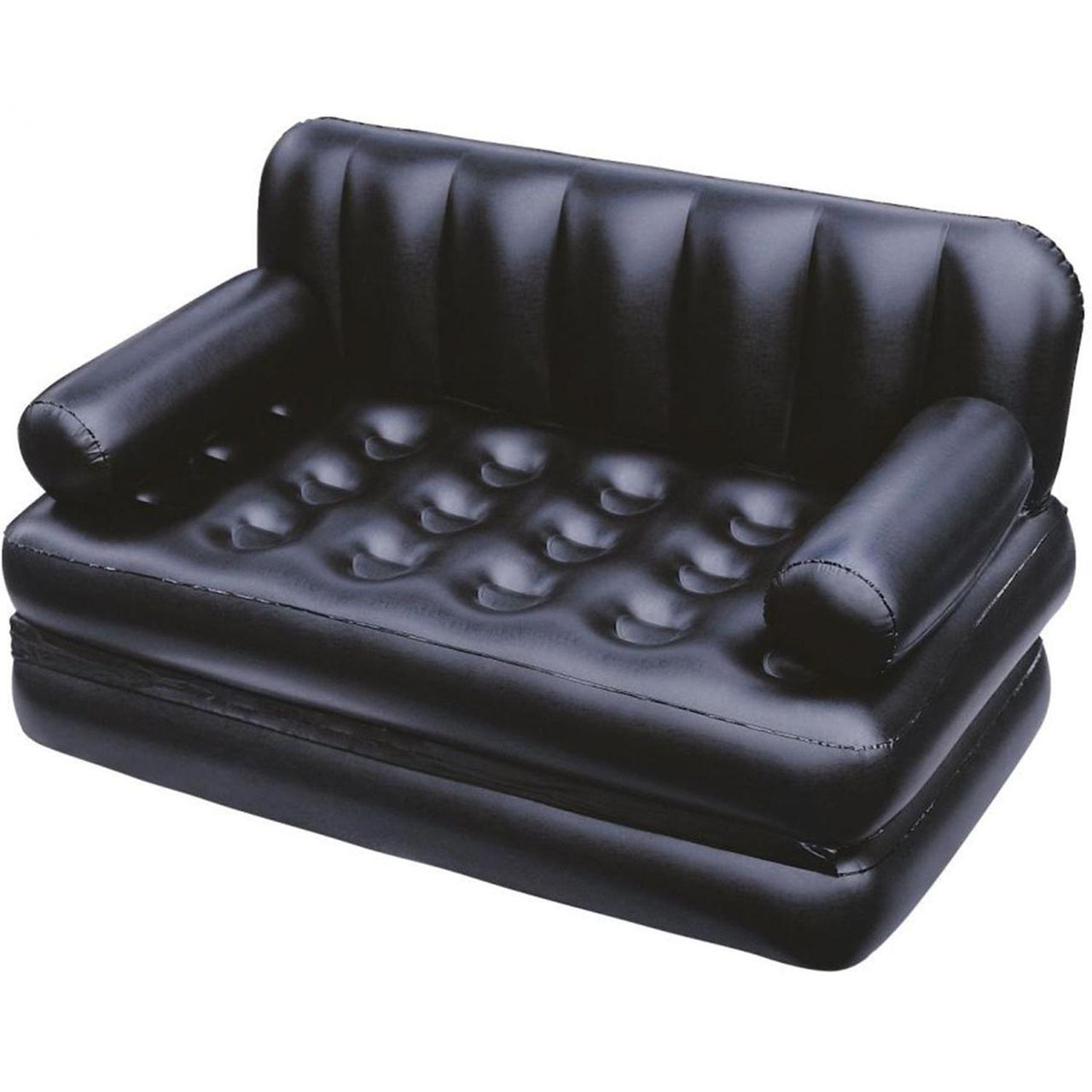 Sillón Cama Inflable Posiciones 5 en 1 Color Negro 188 x 152 x 64 cm 75055 Bestway