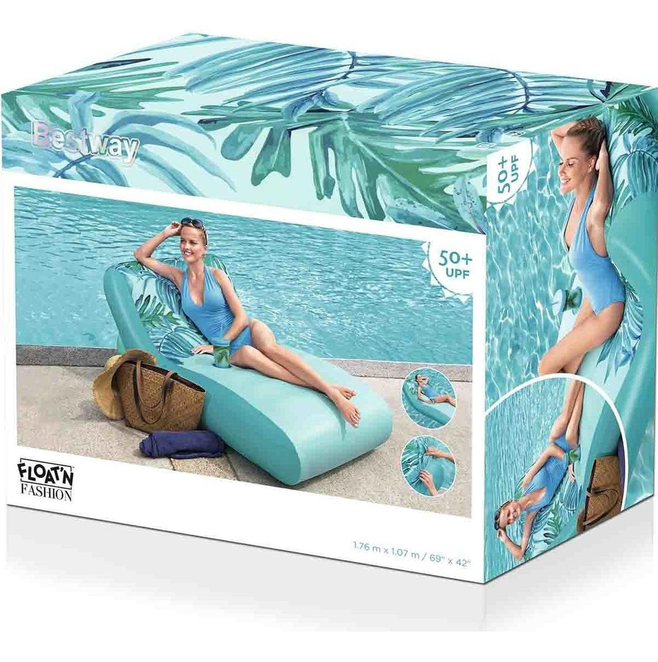 Sillón Inflable Para Alberca Piscina Con Portavaso Bestway