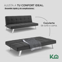 Thumbnail for Sofá Cama Plegable Silla Convertible Sillón Sala Moderna