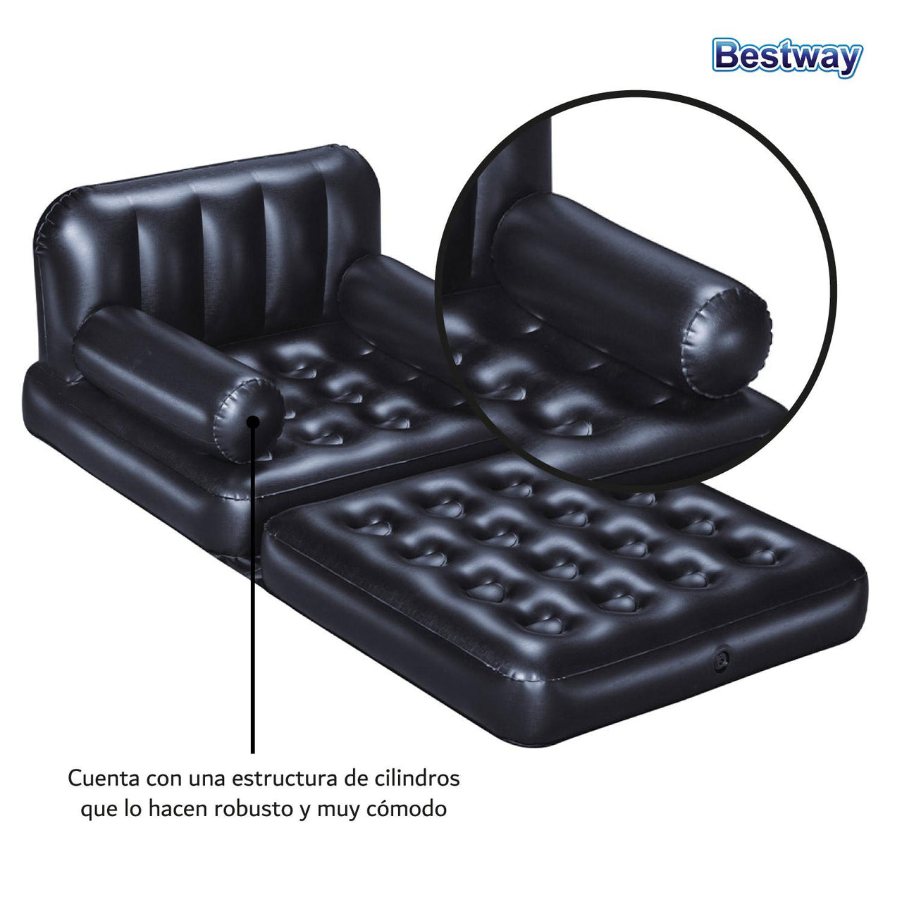 Sofa Cama Sillón Inflable Multiposición 4 en 1 Hogar Bestway