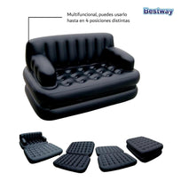 Sofa Cama Sillón Inflable Multiposición 4 en 1 Hogar Bestway75114 - BEST