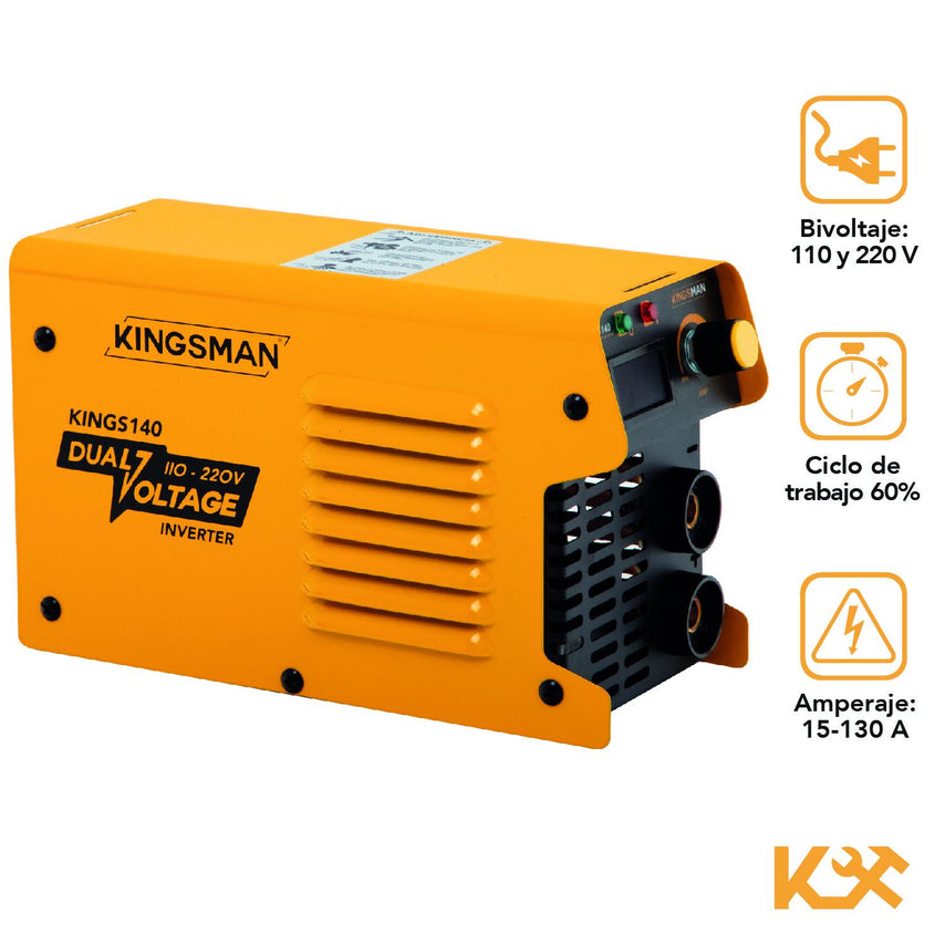 Soldadora Inverter Mini Careta Electronica Electrodos SoldarCOMBO - KINGSMAN - 96