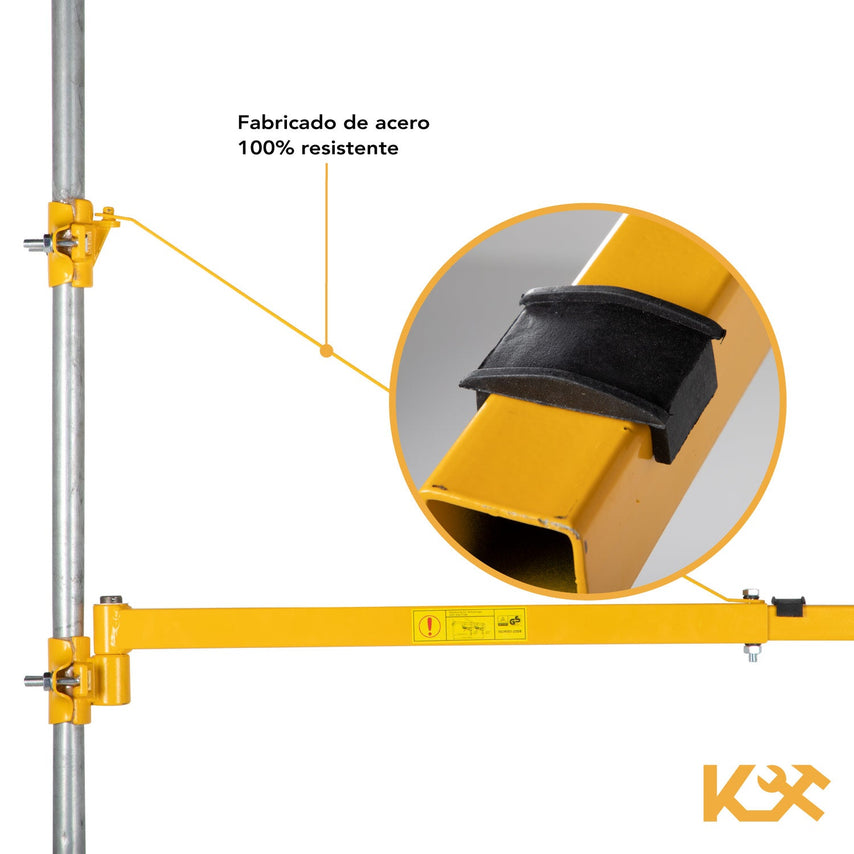 Soporte para Polipasto Con Giro 180 Grados Capacidad 300 - 600 Kg Largo 110 cm Kingsman274440