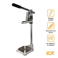 Soporte Vertical Base Convertir Taladro Banco + Prensa MorsaCOMBO - KINGSMAN - 48