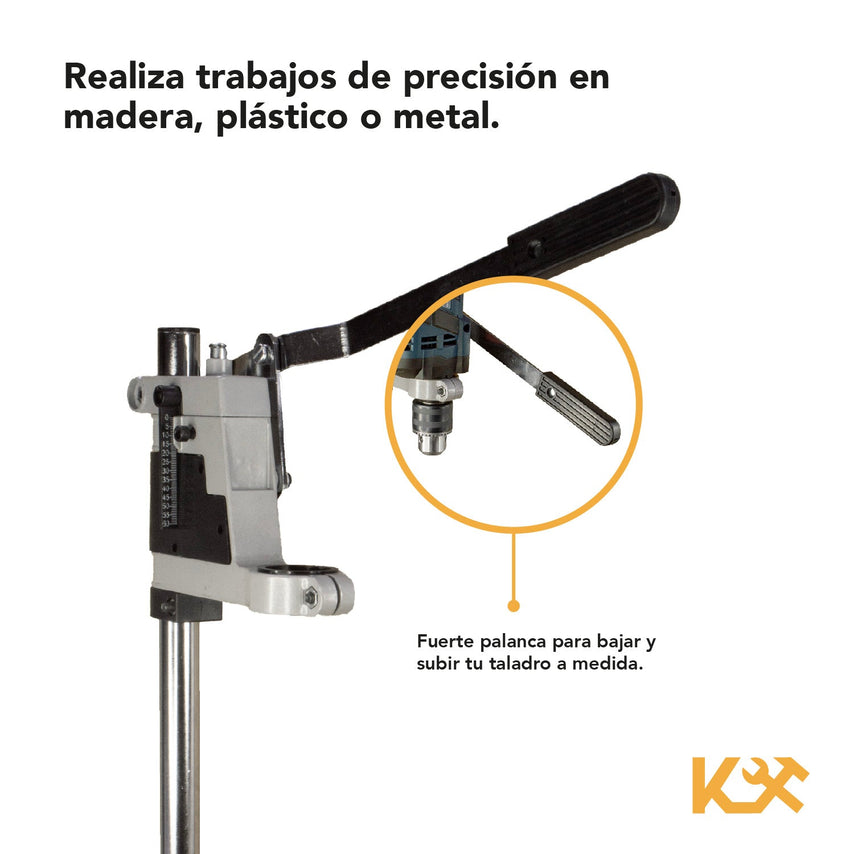 Soporte Vertical Base Convertir Taladro Banco + Prensa MorsaCOMBO - KINGSMAN - 48