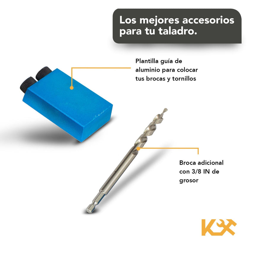 Taladro Accesorios Plantilla Juego de 18 Piezas 300241 Kingsman300241