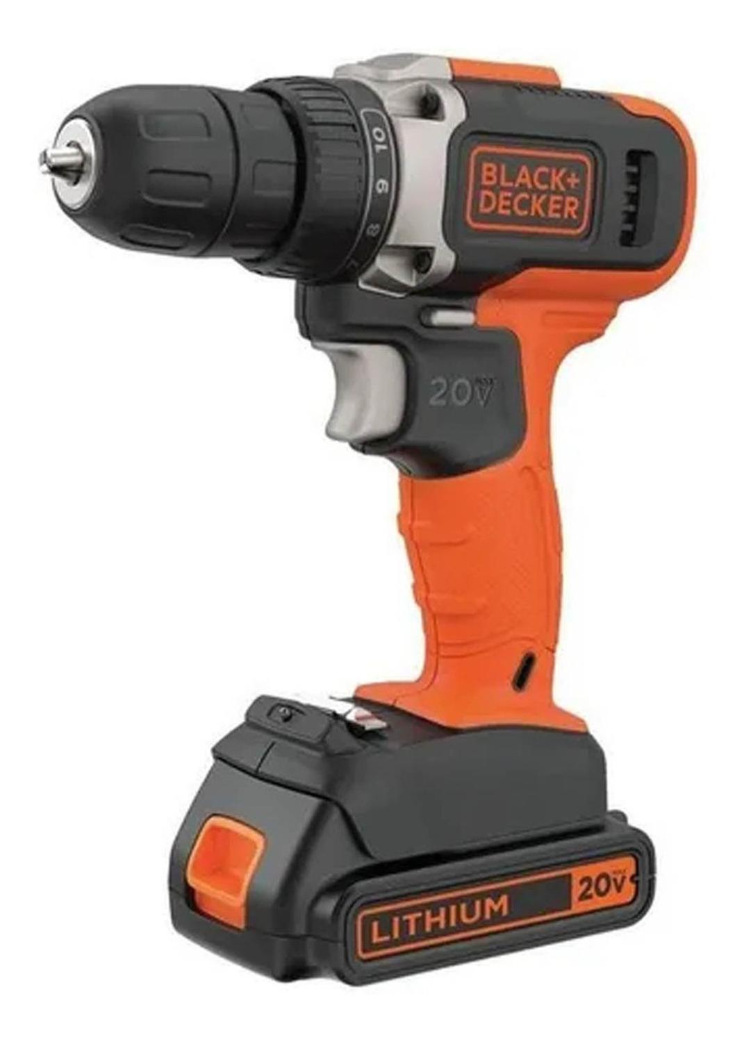 Taladro Rotomartillo 20V ION Litio BCD703C1 Black And Decker