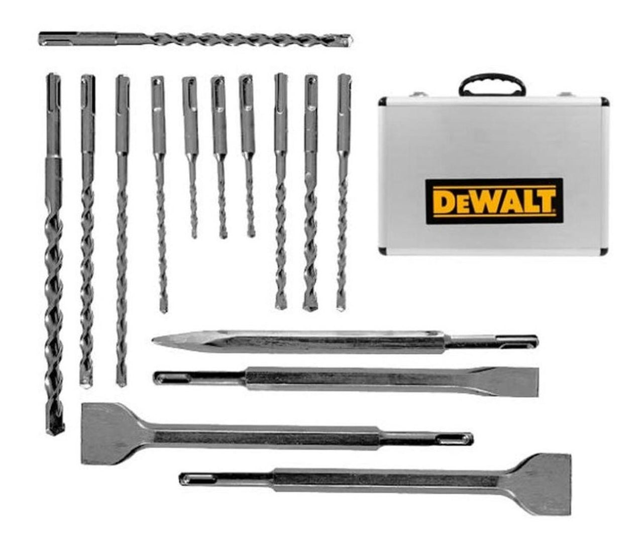 Taladro Rotomartillo Stanley + Portafolio Set Brocas Dewalt