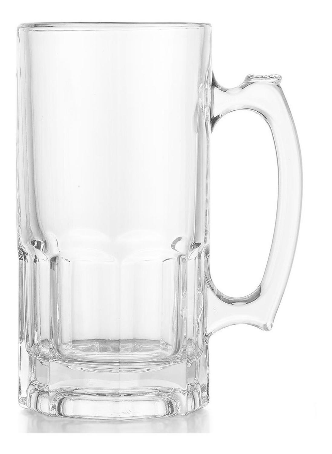 Tarro Cervecero Clasico Mega Vaso 33oz 1l Bar 12pzas Crisa