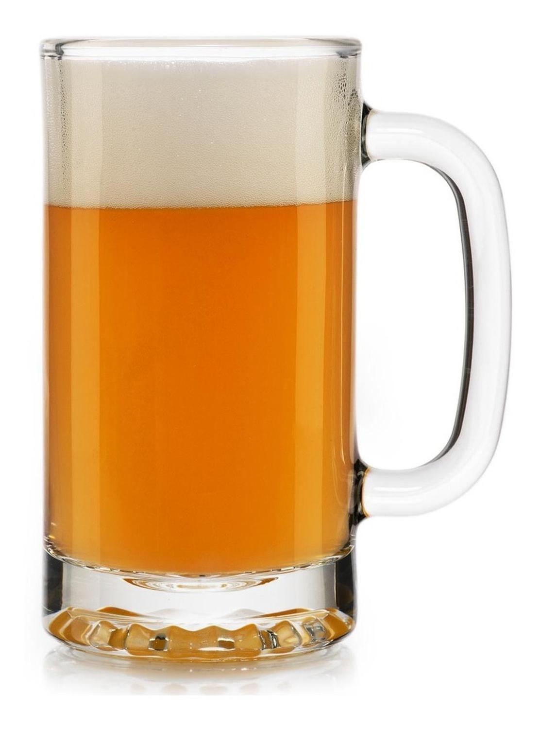 Tarro Cervecero Clasico Vaso 474ml Para Bar Set 12pzas Crisa