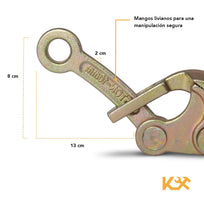 Tensor Cable Quijada Paralela 1 - 10 mm 0.5 Ton Kingsman300218