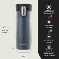 Thumbnail for Termo 16 Oz Acero Inoxidable Autoseal WestLoop 3.0 Contigo