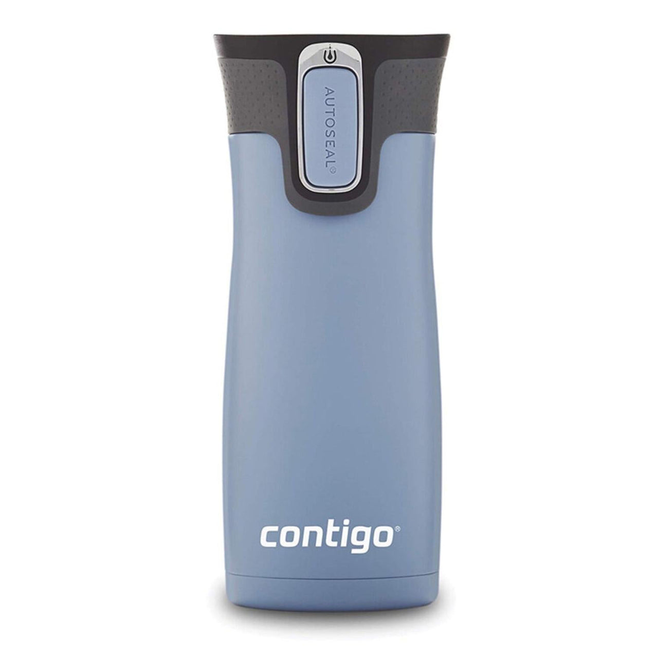 Termo 16 Oz Acero Inoxidable West Loop 2.0 Autoseal Early Gray Azul 2063323 Contigo