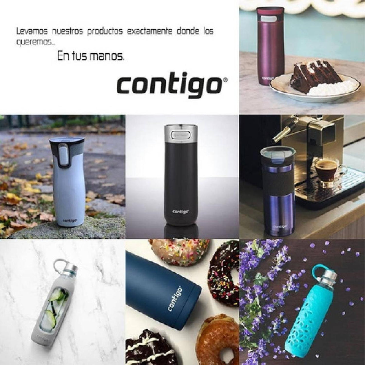 Termo 20oz 591 Ml Tipo Taza Acero Inox Frio Caliente Contigo